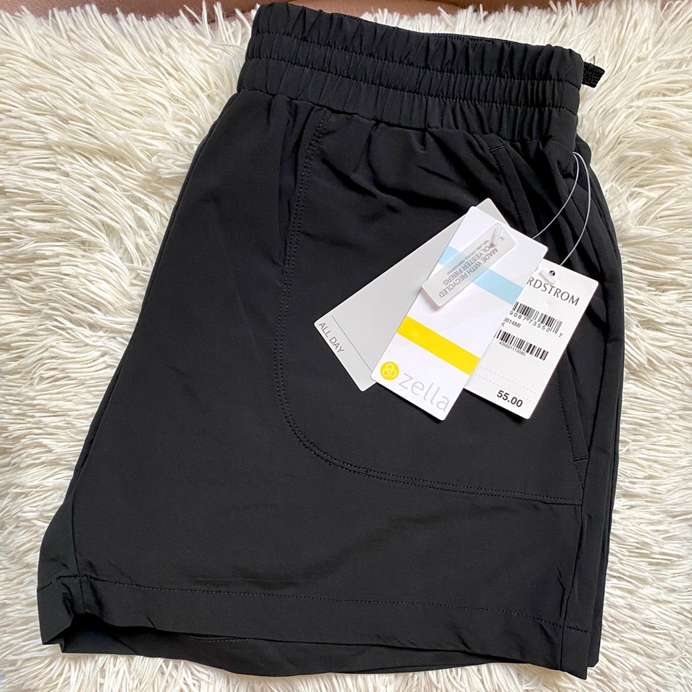 Zella Black Active Shorts Sz Small NWT